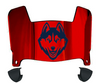 Connecticut UConn Huskies Mini Football Helmet Visor Shield w/ Clips - PICK VISOR & LOGO COLOR