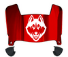 Connecticut UConn Huskies Mini Football Helmet Visor Shield w/ Clips - PICK VISOR & LOGO COLOR