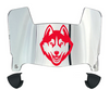 Connecticut UConn Huskies Mini Football Helmet Visor Shield w/ Clips - PICK VISOR & LOGO COLOR