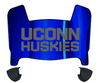Connecticut UConn Huskies Mini Football Helmet Visor Shield w/ Clips - PICK VISOR & LOGO COLOR