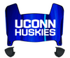 Connecticut UConn Huskies Mini Football Helmet Visor Shield w/ Clips - PICK VISOR & LOGO COLOR