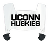 Connecticut UConn Huskies Mini Football Helmet Visor Shield w/ Clips - PICK VISOR & LOGO COLOR