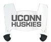 Connecticut UConn Huskies Mini Football Helmet Visor Shield w/ Clips - PICK VISOR & LOGO COLOR