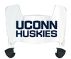 Connecticut UConn Huskies Mini Football Helmet Visor Shield w/ Clips - PICK VISOR & LOGO COLOR