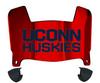 Connecticut UConn Huskies Mini Football Helmet Visor Shield w/ Clips - PICK VISOR & LOGO COLOR