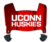 Connecticut UConn Huskies Mini Football Helmet Visor Shield w/ Clips - PICK VISOR & LOGO COLOR