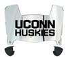 Connecticut UConn Huskies Mini Football Helmet Visor Shield w/ Clips - PICK VISOR & LOGO COLOR