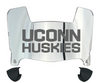 Connecticut UConn Huskies Mini Football Helmet Visor Shield w/ Clips - PICK VISOR & LOGO COLOR