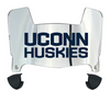 Connecticut UConn Huskies Mini Football Helmet Visor Shield w/ Clips - PICK VISOR & LOGO COLOR