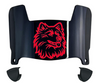 Connecticut UConn Huskies Mini Football Helmet Visor Shield w/ Clips - PICK VISOR & LOGO COLOR