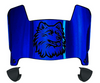 Connecticut UConn Huskies Mini Football Helmet Visor Shield w/ Clips - PICK VISOR & LOGO COLOR