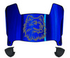 Connecticut UConn Huskies Mini Football Helmet Visor Shield w/ Clips - PICK VISOR & LOGO COLOR