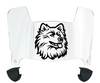 Connecticut UConn Huskies Mini Football Helmet Visor Shield w/ Clips - PICK VISOR & LOGO COLOR