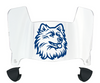 Connecticut UConn Huskies Mini Football Helmet Visor Shield w/ Clips - PICK VISOR & LOGO COLOR