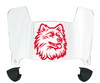Connecticut UConn Huskies Mini Football Helmet Visor Shield w/ Clips - PICK VISOR & LOGO COLOR