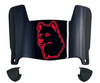 Connecticut UConn Huskies Mini Football Helmet Visor Shield w/ Clips - PICK VISOR & LOGO COLOR