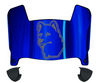 Connecticut UConn Huskies Mini Football Helmet Visor Shield w/ Clips - PICK VISOR & LOGO COLOR