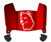 Connecticut UConn Huskies Mini Football Helmet Visor Shield w/ Clips - PICK VISOR & LOGO COLOR