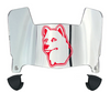 Connecticut UConn Huskies Mini Football Helmet Visor Shield w/ Clips - PICK VISOR & LOGO COLOR