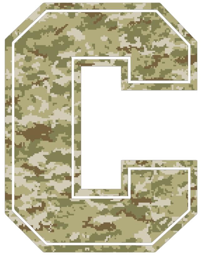 Cornell Big Red C Logo Salute to Service Camouflage Camo Vinyl Decal PICK SIZE