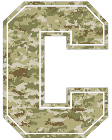 Cornell Big Red C Logo Salute to Service Camouflage Camo Vinyl Decal PICK SIZE