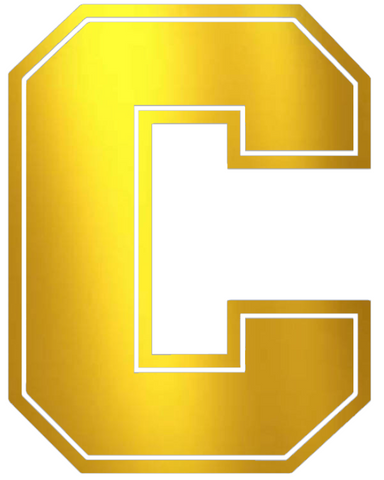 Cornell Big Red GOLD CHROME MIRROR C Logo Premium DieCut Vinyl Decal PICK SIZE