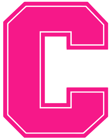 Cornell Big Red Hot Pink C Logo Premium DieCut Vinyl Decal PICK SIZE