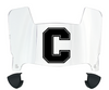 Cornell Big Red Mini Football Helmet Visor Shield w/ Clips - PICK VISOR & LOGO COLOR
