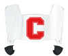 Cornell Big Red Mini Football Helmet Visor Shield w/ Clips - PICK VISOR & LOGO COLOR