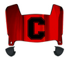 Cornell Big Red Mini Football Helmet Visor Shield w/ Clips - PICK VISOR & LOGO COLOR