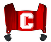 Cornell Big Red Mini Football Helmet Visor Shield w/ Clips - PICK VISOR & LOGO COLOR