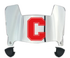 Cornell Big Red Mini Football Helmet Visor Shield w/ Clips - PICK VISOR & LOGO COLOR
