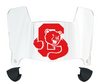 Cornell Big Red Mini Football Helmet Visor Shield w/ Clips - PICK VISOR & LOGO COLOR