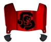 Cornell Big Red Mini Football Helmet Visor Shield w/ Clips - PICK VISOR & LOGO COLOR