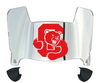 Cornell Big Red Mini Football Helmet Visor Shield w/ Clips - PICK VISOR & LOGO COLOR