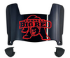 Cornell Big Red Mini Football Helmet Visor Shield w/ Clips - PICK VISOR & LOGO COLOR