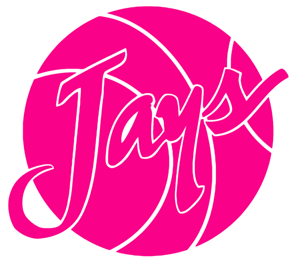 Creighton Blue Jays Hot Pink Retro Basketball Logo Premium DieCut Vinyl Decal PICK SIZE