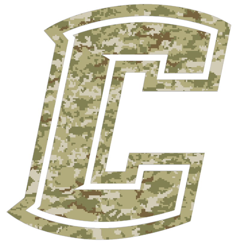 Creighton Blue Jays C Logo Salute to Service Camouflage Camo Vinyl Decal PICK SIZE