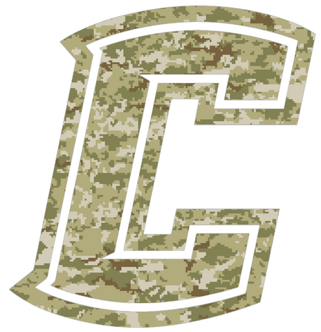 Creighton Blue Jays C Logo Salute to Service Camouflage Camo Vinyl Decal PICK SIZE