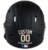 CREAM TAN Custom Name & Number Baseball Softball Batting Helmet Decal - Youth Travel TeeBall T Ball High School