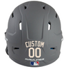 CREAM TAN Custom Name & Number Baseball Softball Batting Helmet Decal - Youth Travel TeeBall T Ball High School