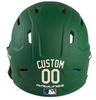 CREAM TAN Custom Name & Number Baseball Softball Batting Helmet Decal - Youth Travel TeeBall T Ball High School