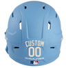 CREAM TAN Custom Name & Number Baseball Softball Batting Helmet Decal - Youth Travel TeeBall T Ball High School