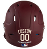 CREAM TAN Custom Name & Number Baseball Softball Batting Helmet Decal - Youth Travel TeeBall T Ball High School