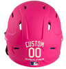 CREAM TAN Custom Name & Number Baseball Softball Batting Helmet Decal - Youth Travel TeeBall T Ball High School