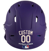 CREAM TAN Custom Name & Number Baseball Softball Batting Helmet Decal - Youth Travel TeeBall T Ball High School