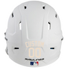 CREAM TAN Custom Name & Number Baseball Softball Batting Helmet Decal - Youth Travel TeeBall T Ball High School