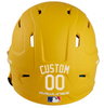 CREAM TAN Custom Name & Number Baseball Softball Batting Helmet Decal - Youth Travel TeeBall T Ball High School