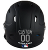 GRAY Custom Name & Number Baseball Softball Batting Helmet Decal - Youth Travel TeeBall T Ball High School