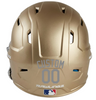 GRAY Custom Name & Number Baseball Softball Batting Helmet Decal - Youth Travel TeeBall T Ball High School